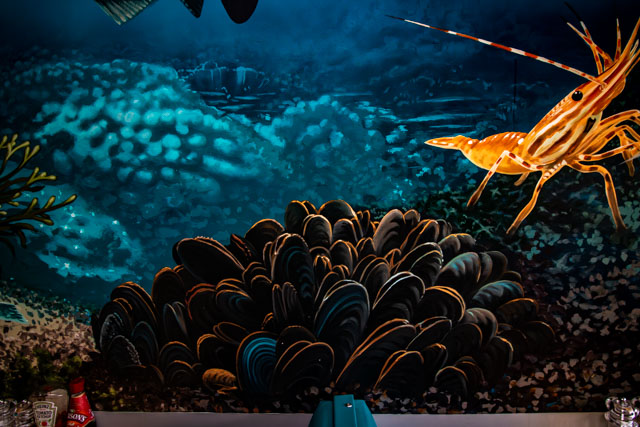 Undersea Mural, Cluster of Mussels