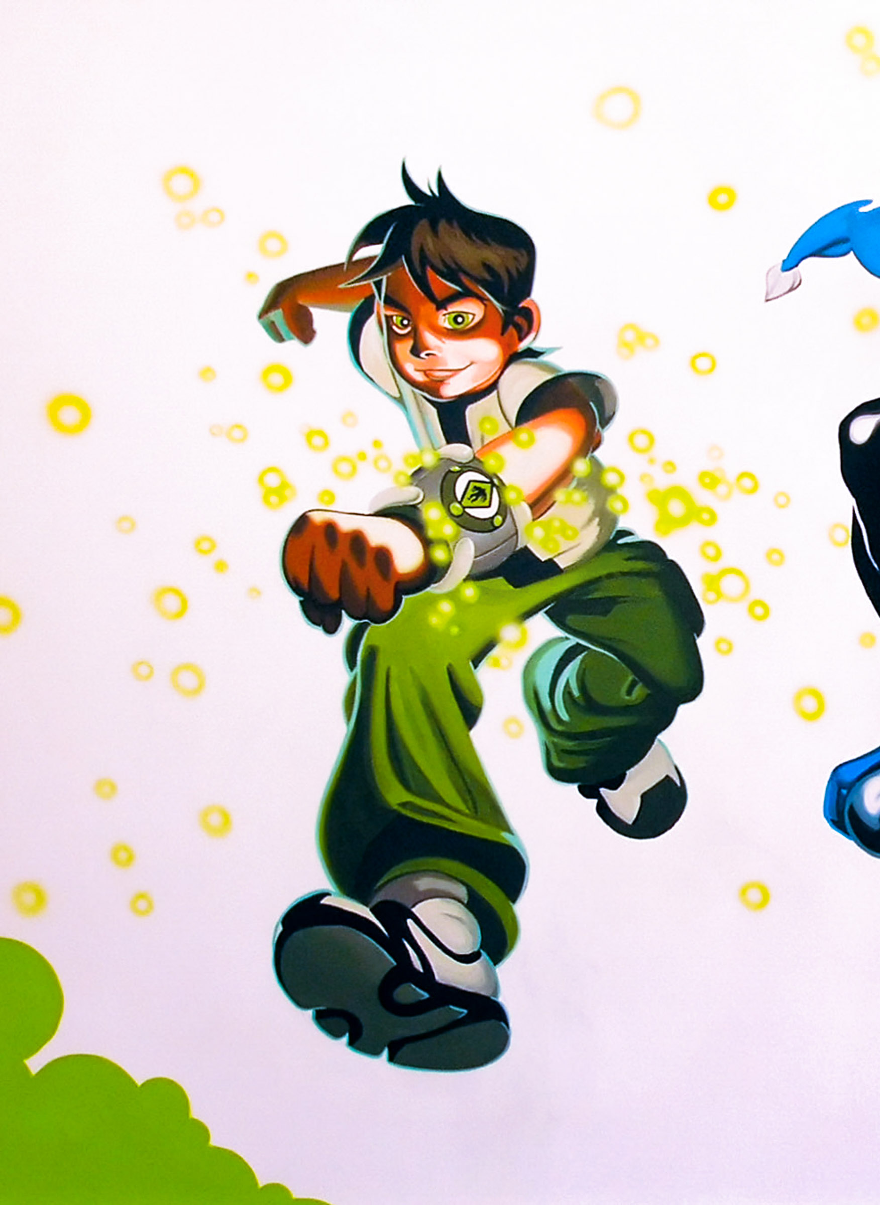 Ben 10 himself in this wall mural for boy's room