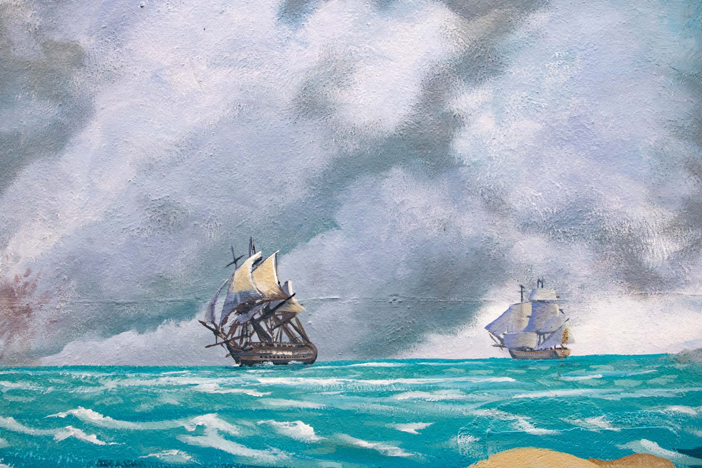Nelson and The Battle of Trafalgar Mural