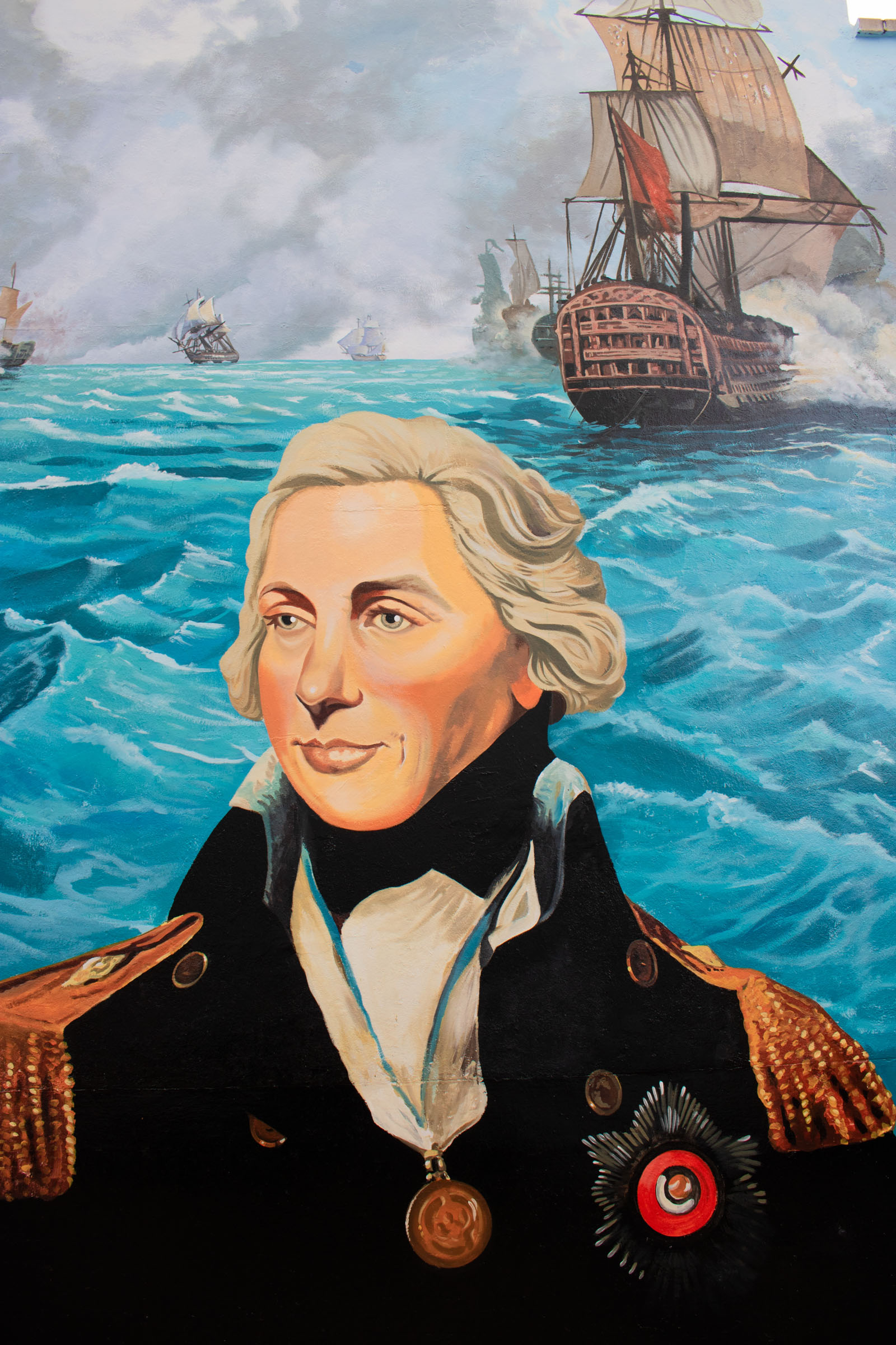 Nelson and The Battle of Trafalgar Mural