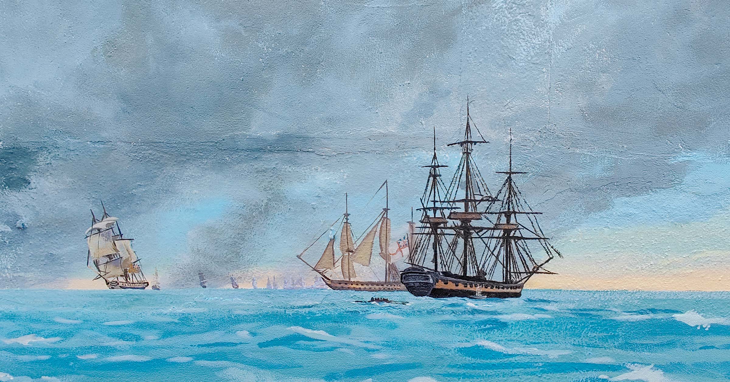 Nelson and The Battle of Trafalgar Mural