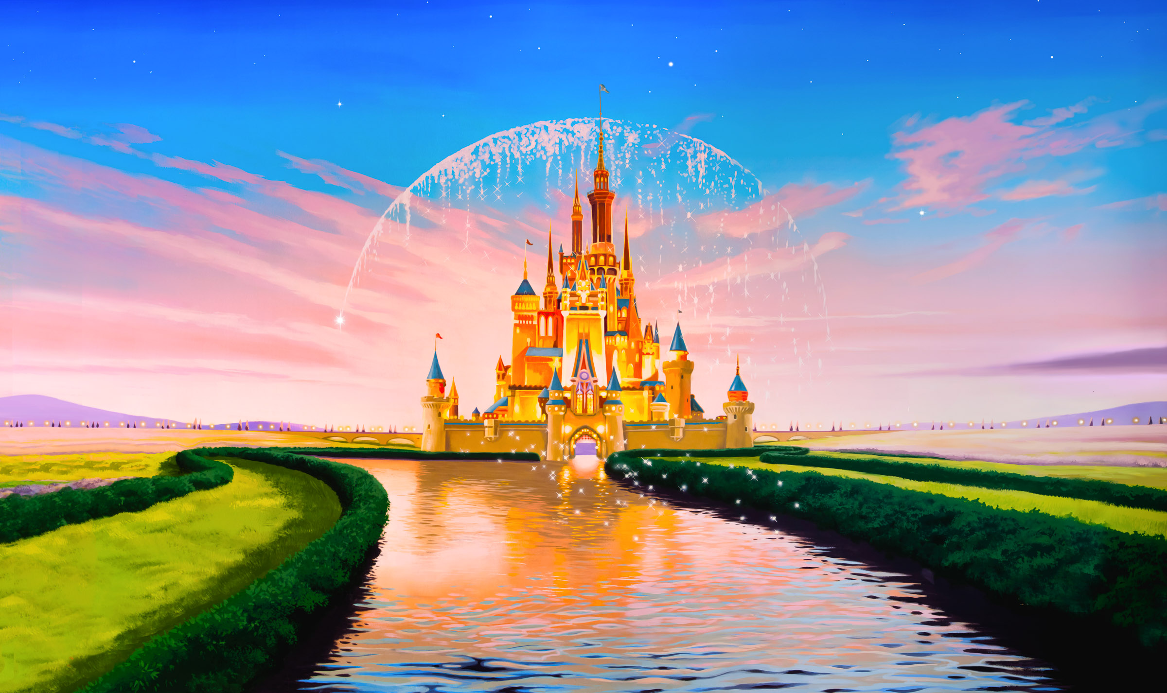 Children's Murals favourite iconic Disney castle