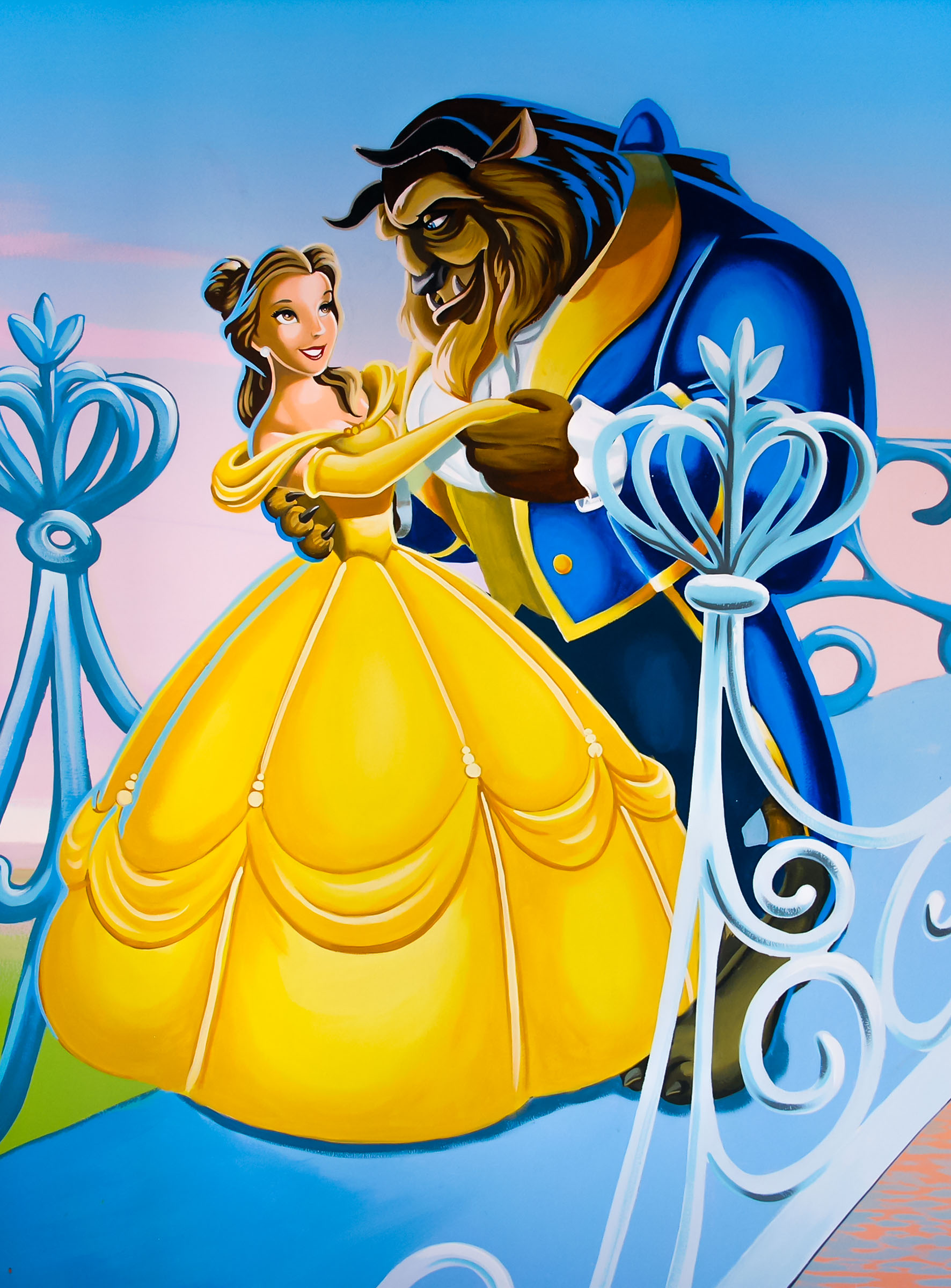 Beauty and the Beast Artwork looks great in a little girl's bedroom