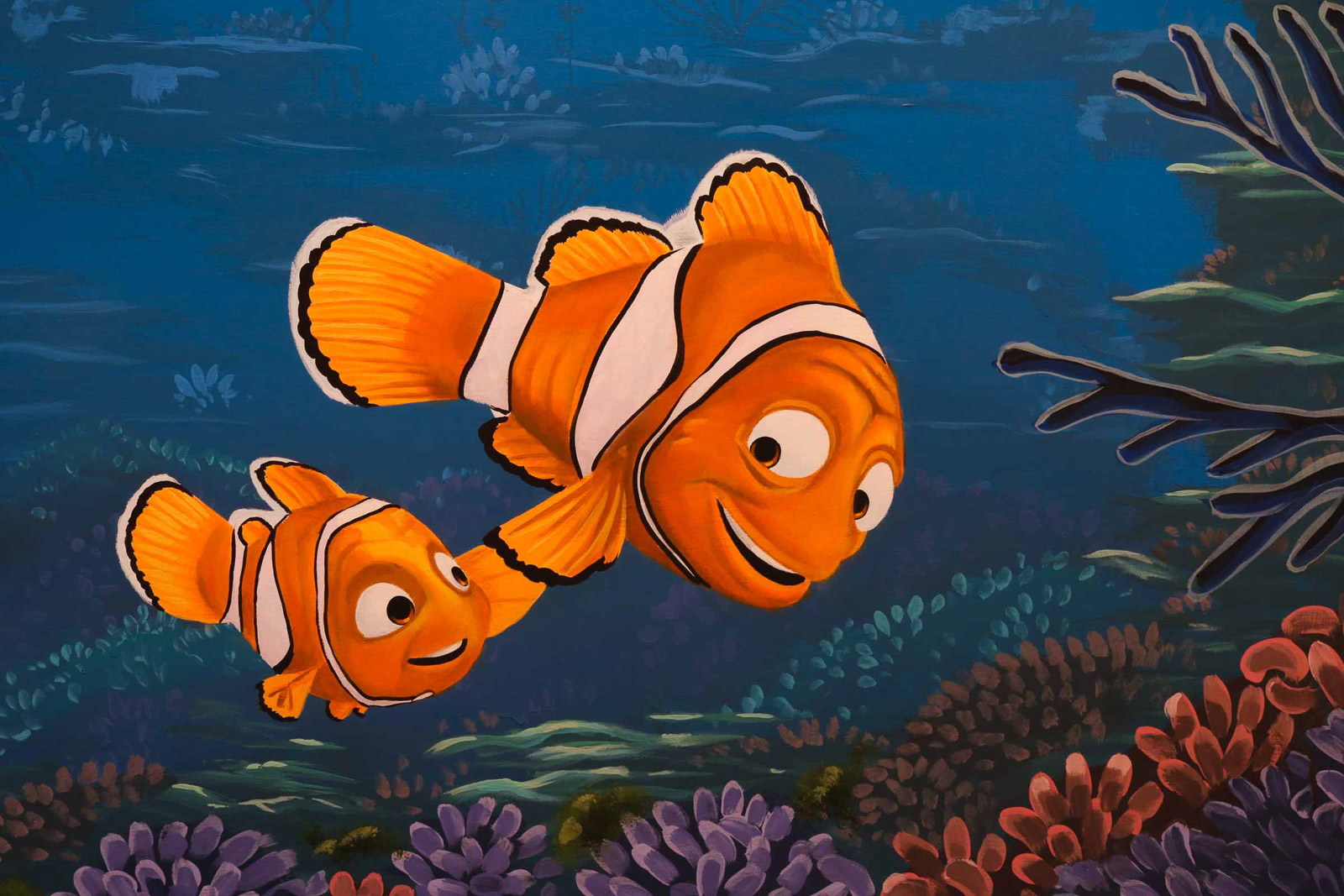 Finding Nemo Bathroom Mural | Sacredart Murals