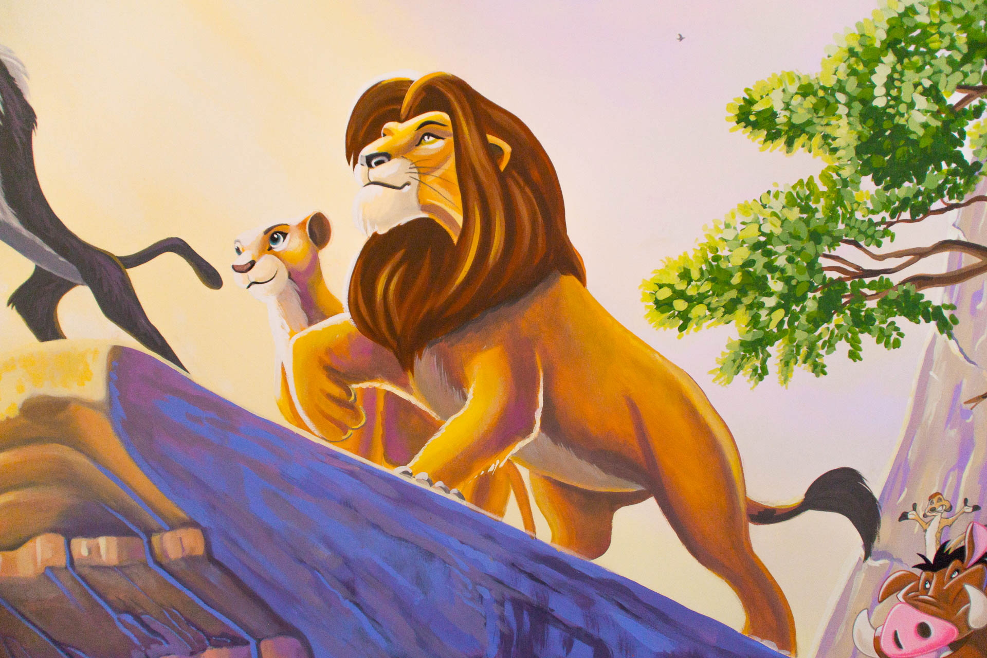 Lion King Mural Simba's Inauguration Sacredart Murals