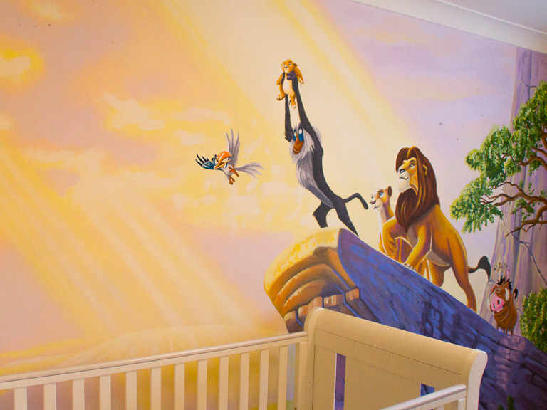 Lion King Nursery Mural