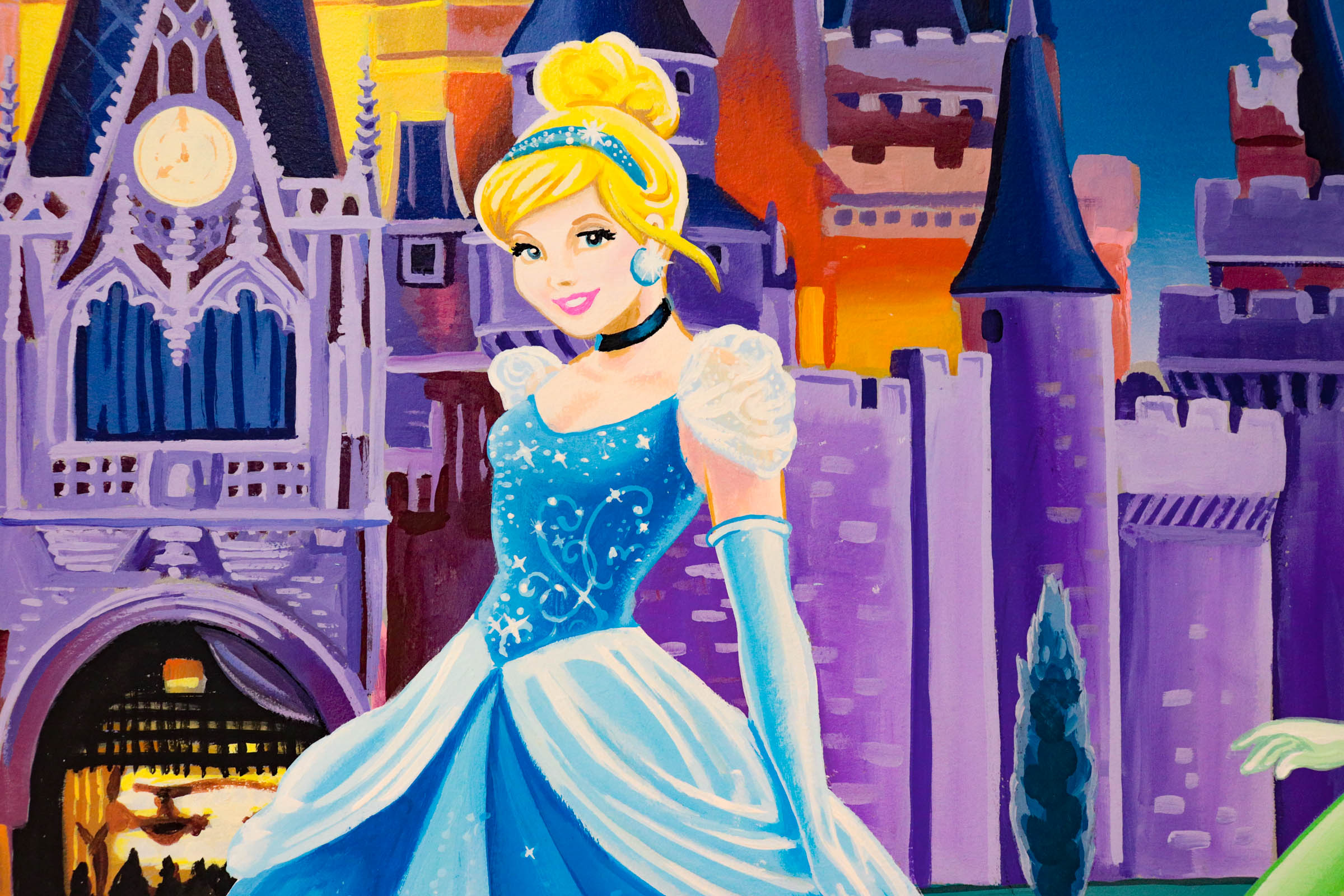 mega disney mural for kids child children