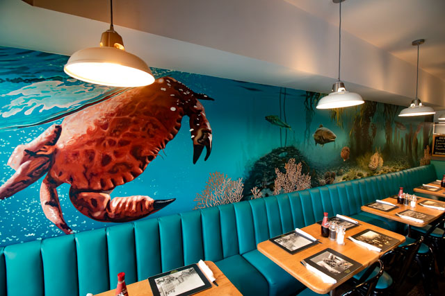 Platters Seafood Restaurant Mural #1