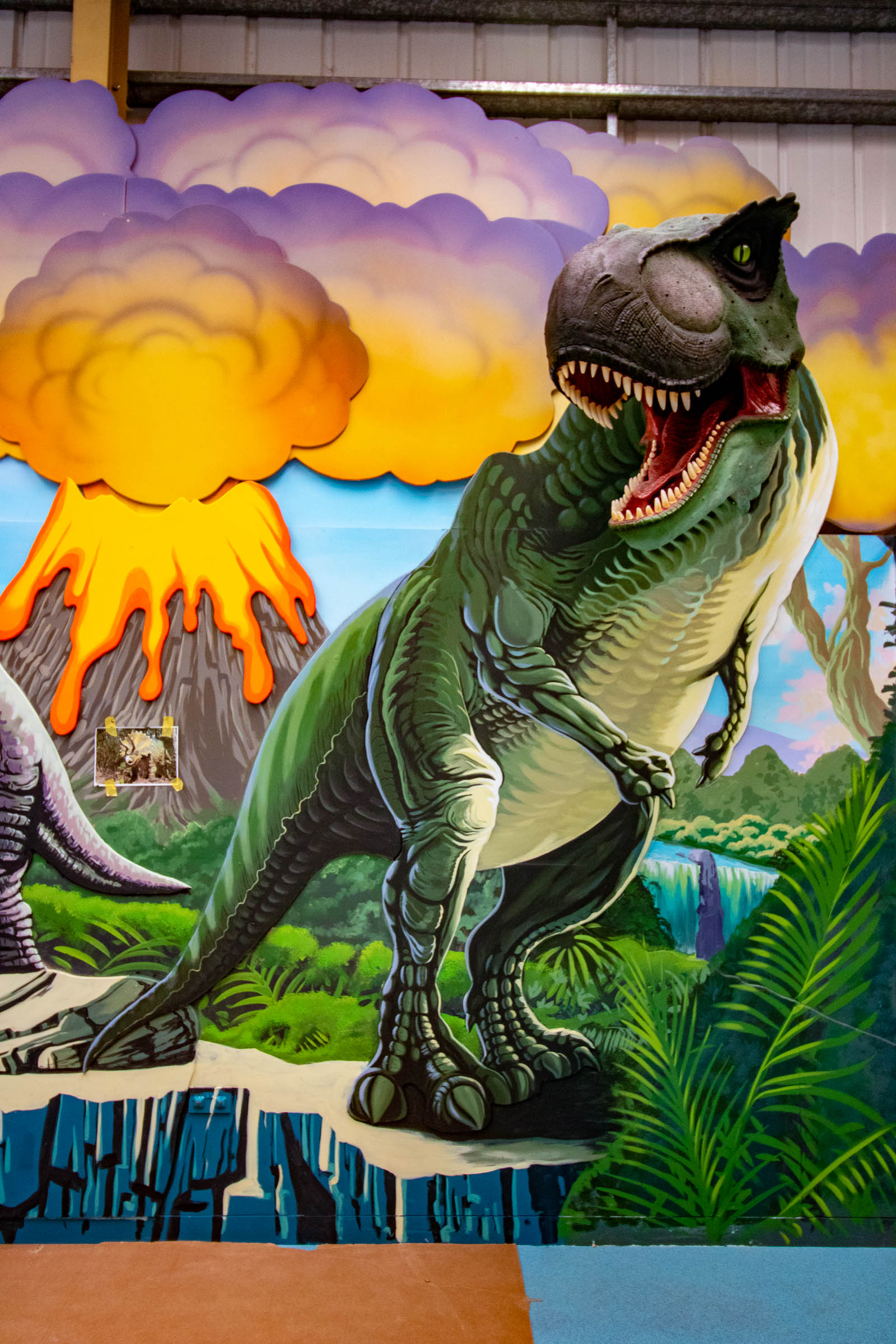 T-Rex - master of his dominion (or is it her!) mural