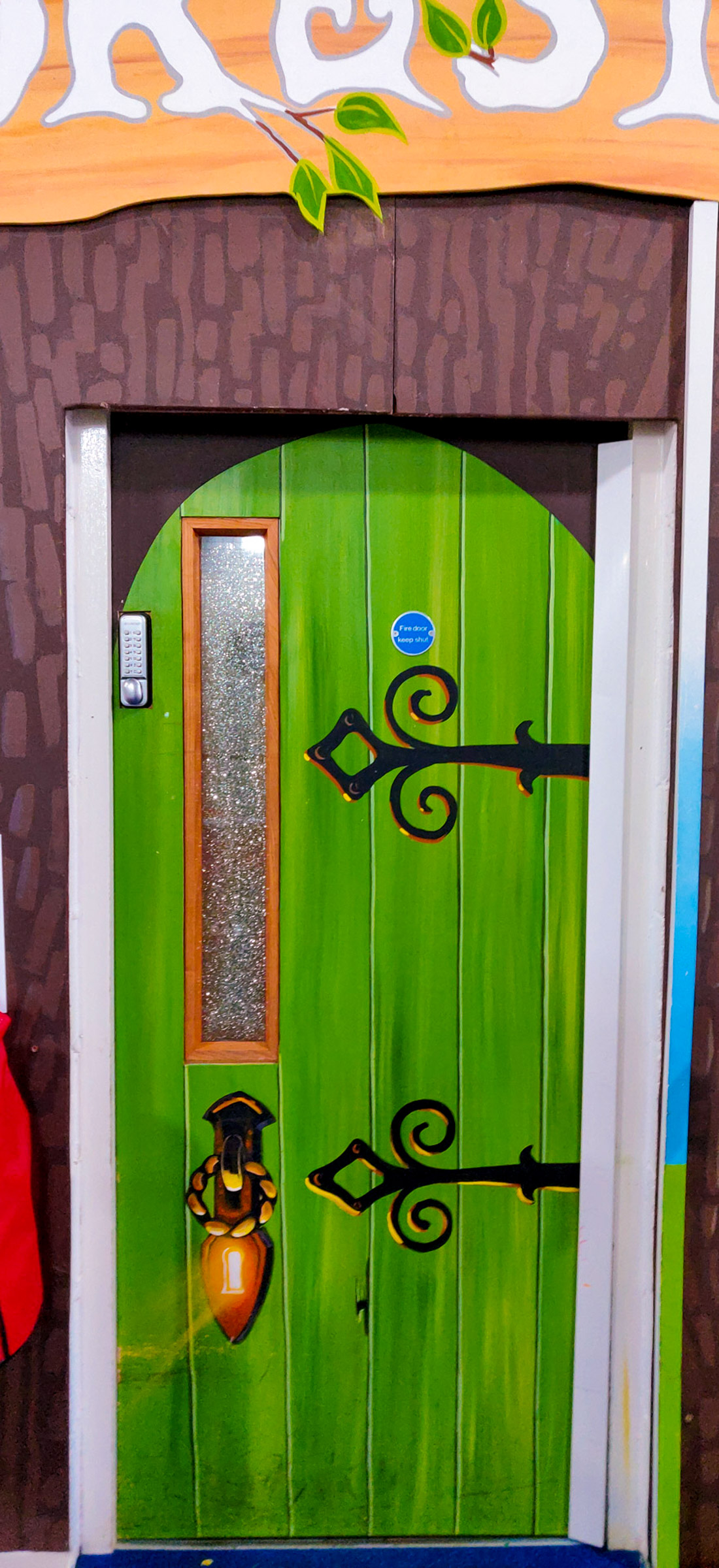 Magic Forest Party Room at the Riverside Hub, Northampton, magic door