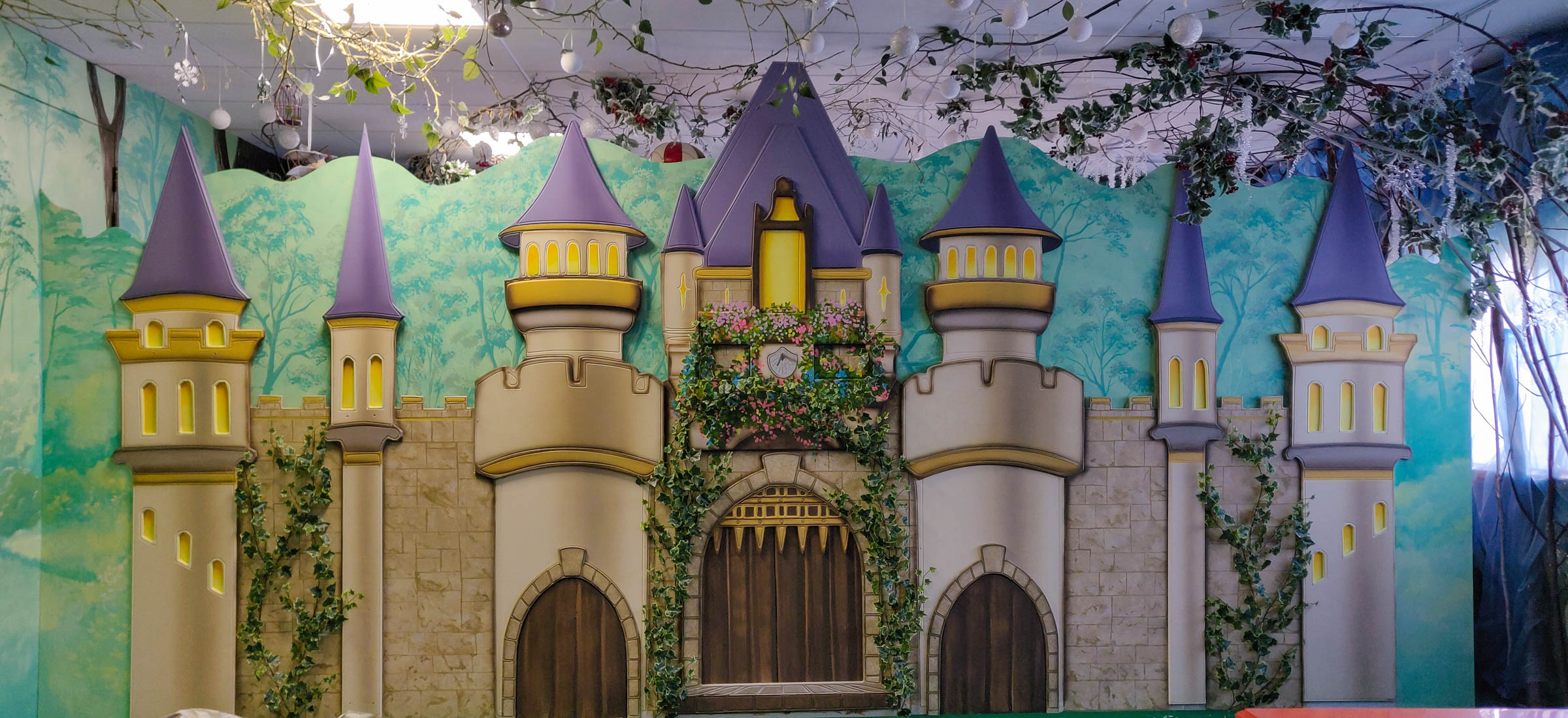 Impressive castle is the latest addition to this fabulous play room at the Riverside Hub