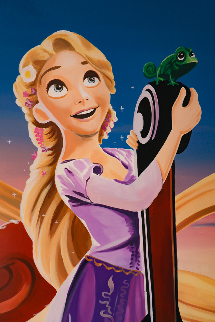 Disney Tangled Mural | Handpainted Murals by Neil