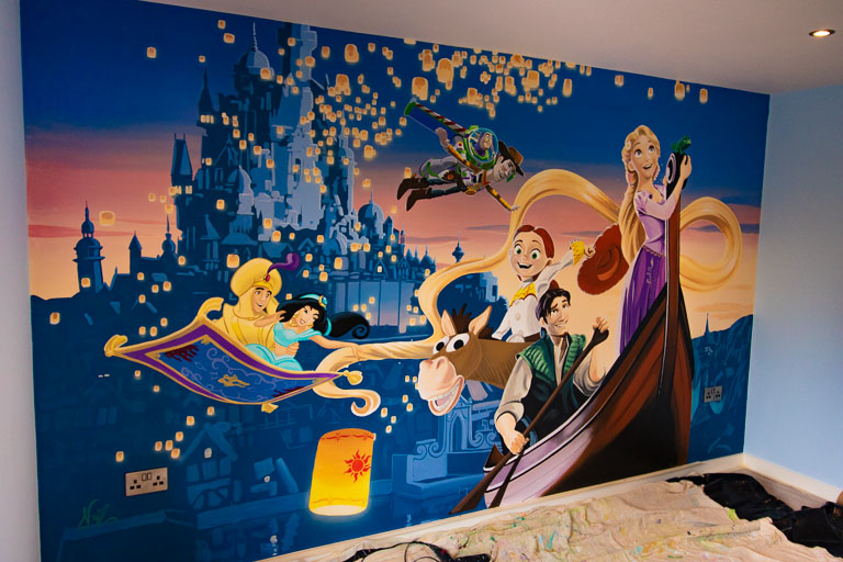 Disney Mural, Tangled