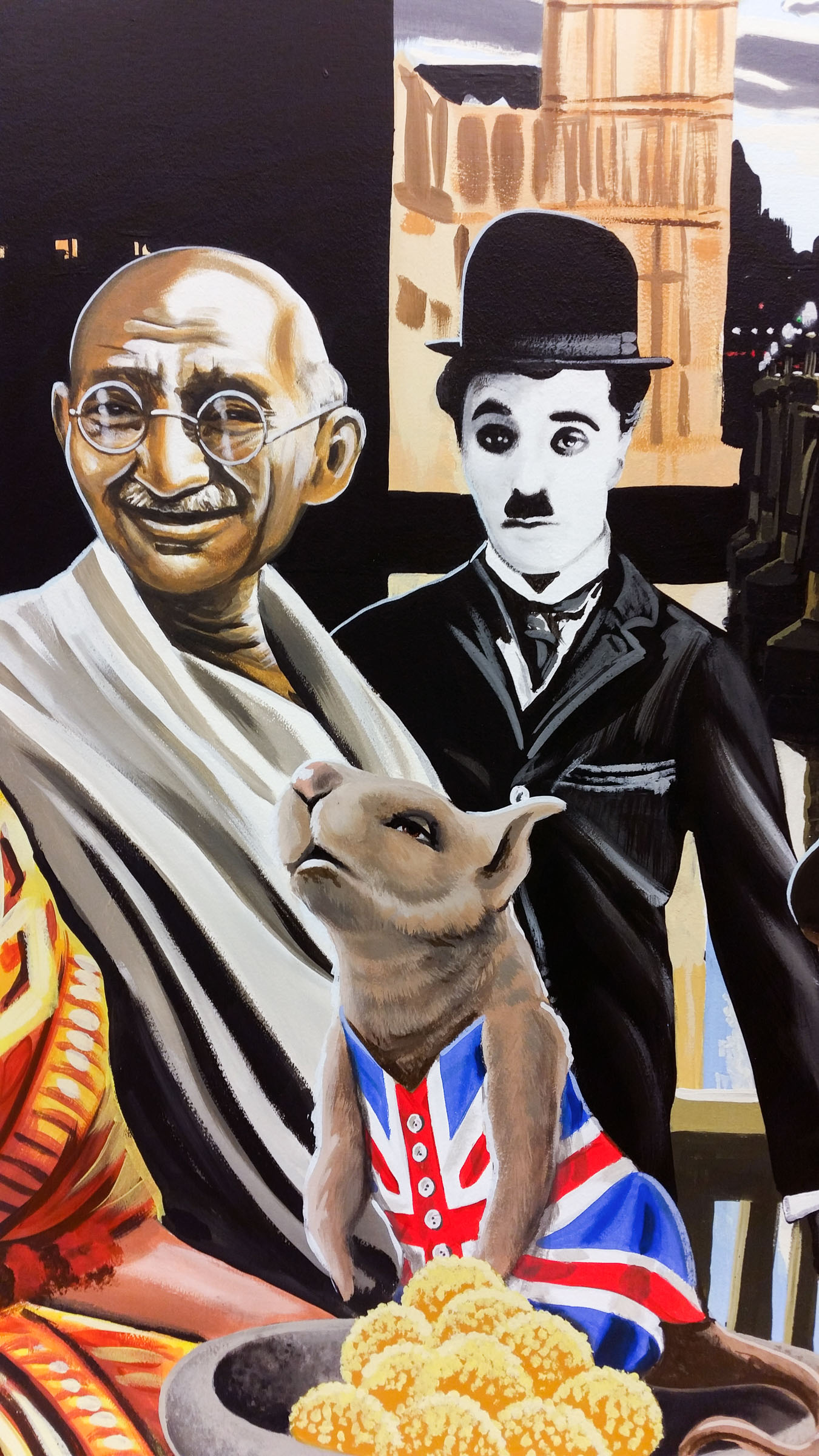 Ghandi and Chaplin, and Ganesha's Rat