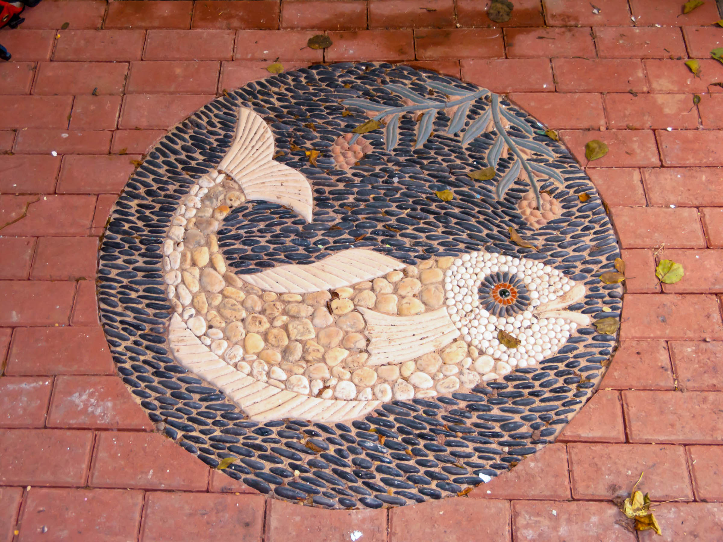 Fish mosaic by another artist