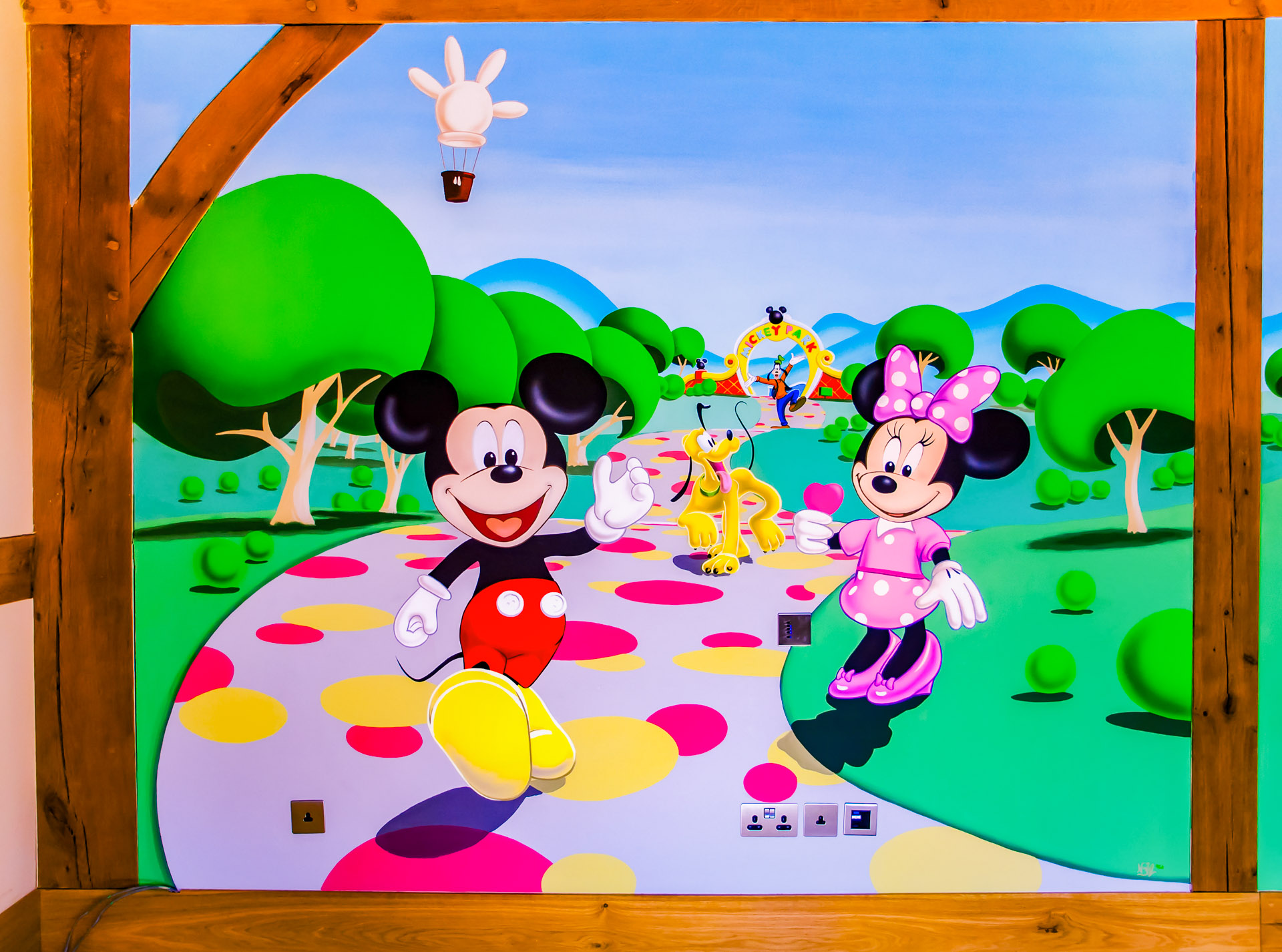 Mickey Mouse Clubhouse Mural | Sacredart Murals