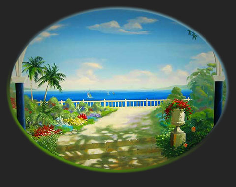 Sunny Garden Mural
